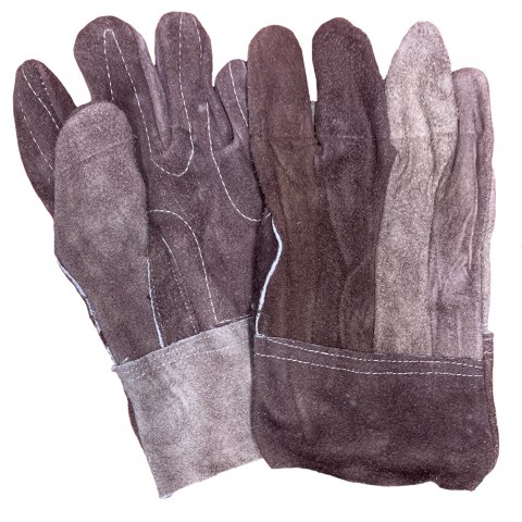Luva raspa punho 07 cm c/reforço costura de nylon - GM Couros